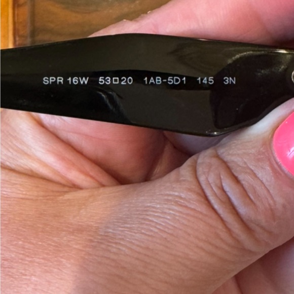 100% Auth Prada Milano sunglasses. Black/ grey geometric PR16WSF 1AB5D1 - Picture 14 of 16